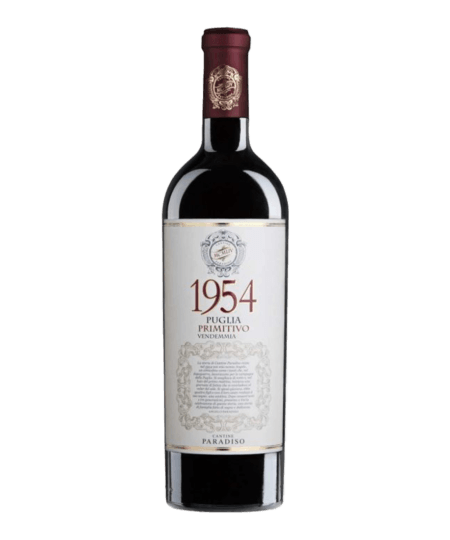 Cantine Paradiso - 1954 Primitivo Puglia volle wijn houtlagering